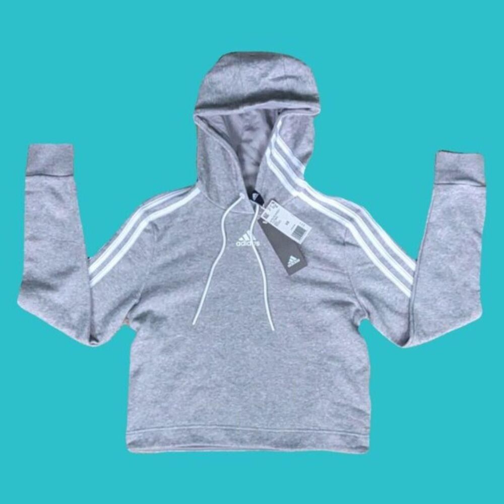 Adidas Women's Grey Hoodie